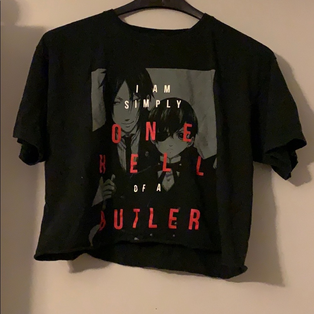 Black butler graphic tee